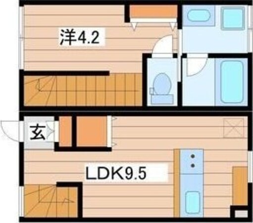 Dメゾン若林の物件間取画像